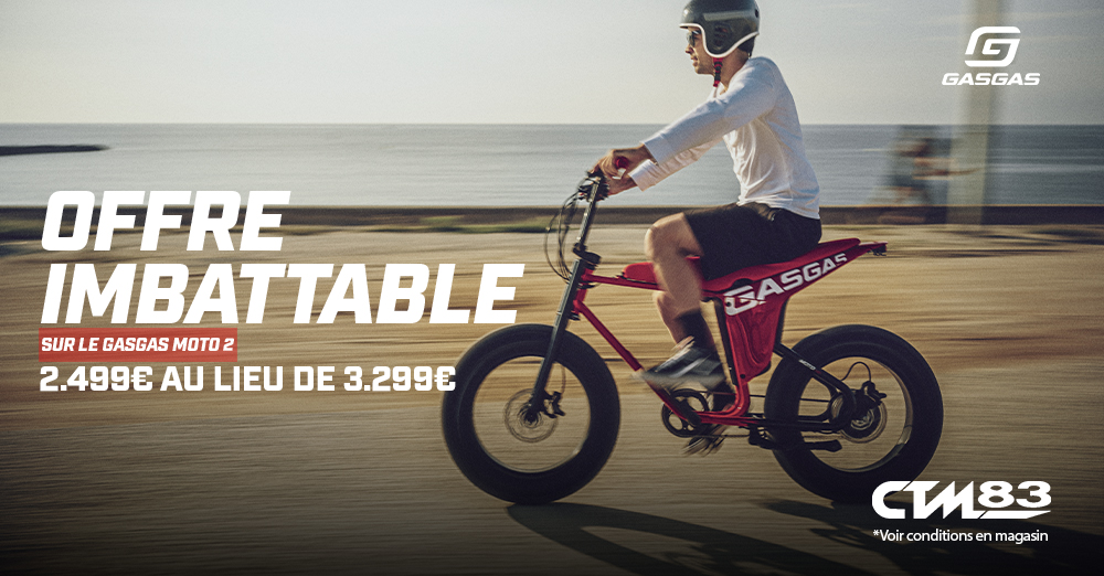 Promo vélo éléctrique MOTO 2.0 gasgas offre 