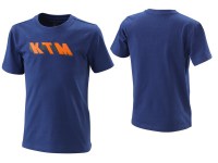 KTM KIDS RADICAL LOGO TEE BLUE