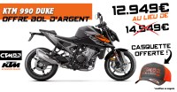 990 DUKE 2024 NOIR PROMO REMISE TECH PACK BOL D ARGENT